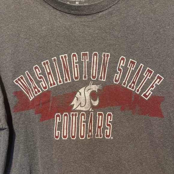 Champion Washington State Cougars Long Sleeve Tee Sz M - Picture 3 of 7